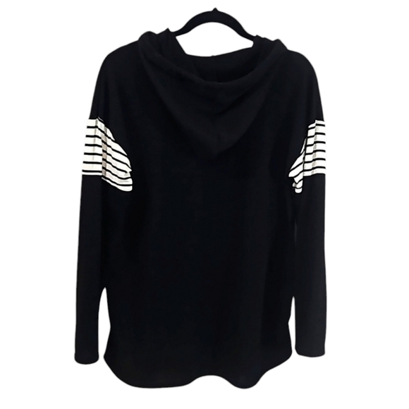 Heimish USA Black Pullover Hoodie Long Sleeves Size Large - Picture 9 of 12